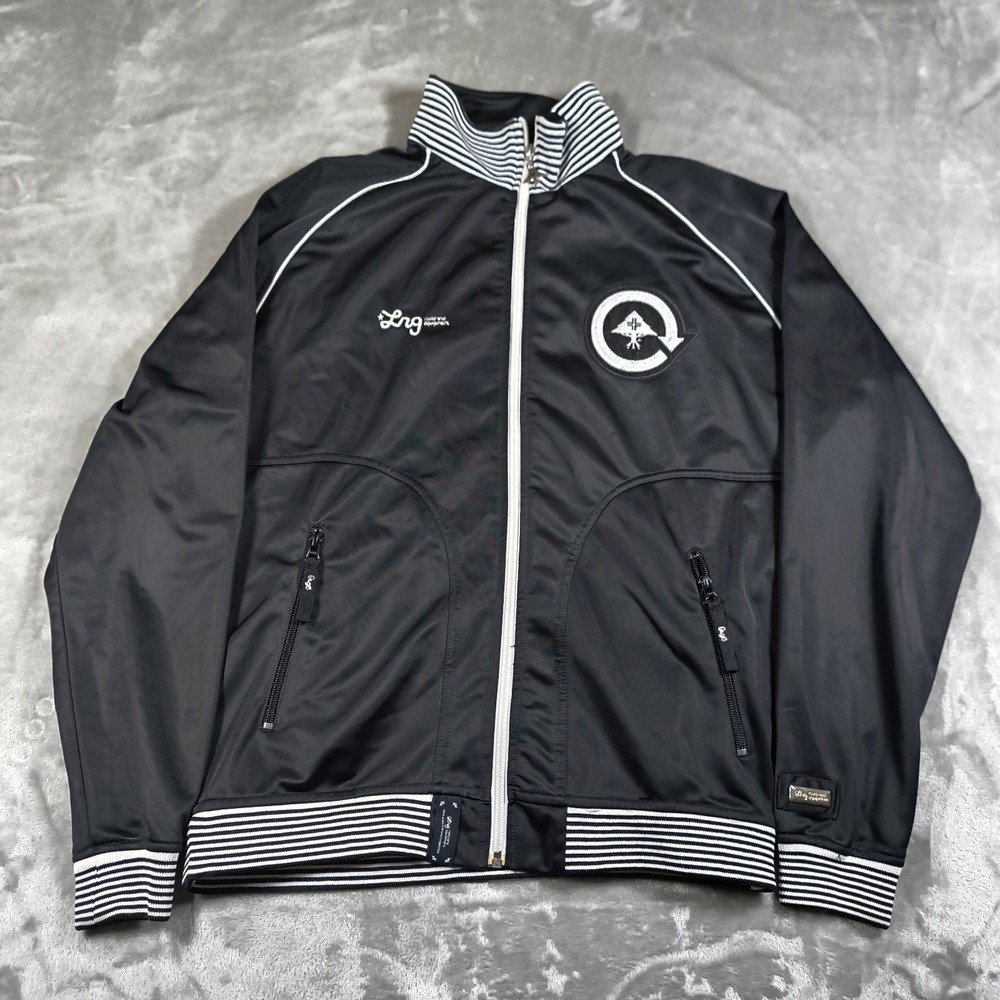 Vintage Lifted Research Group Track Jacket Mens Small LRG Full Zip Y2K Varsity